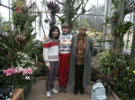 Thu Oanh, Girvaud, and Ruth at the Epiphyte Bay.